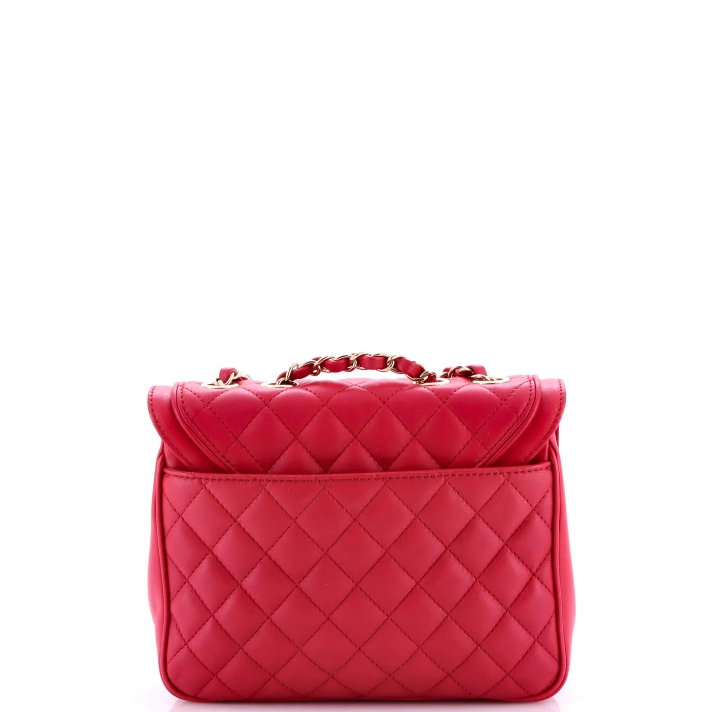 Chanel Lovely Day Square Flap Bag Quilted Lambskin Medium