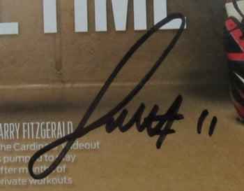 Larry Fitzgerald Signed 2011 Sports Illustrated Magazine No Label Jsa 190778
