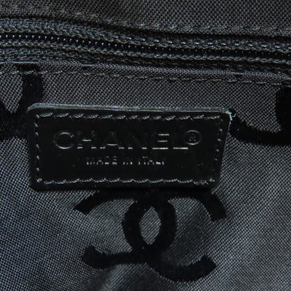 Chanel   Tote Bag Coco Mark Wild Stitch Grained