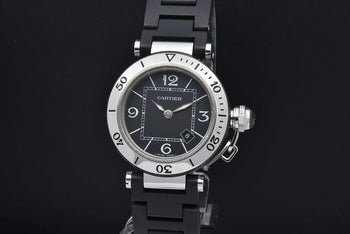 Cartier Pasha Sea-Timer 33Mm Boys W3140003 3025