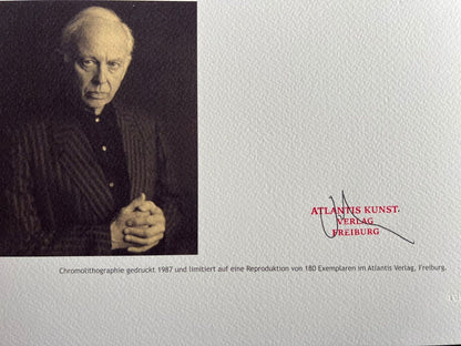 Ellsworth Kelly Lithograph Signed Coa 180 Ex Numbered Pencil Stamp