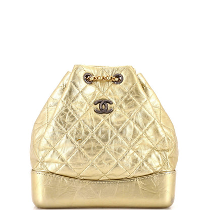 Chanel Gabrielle Backpack Quilted Calfskin Small