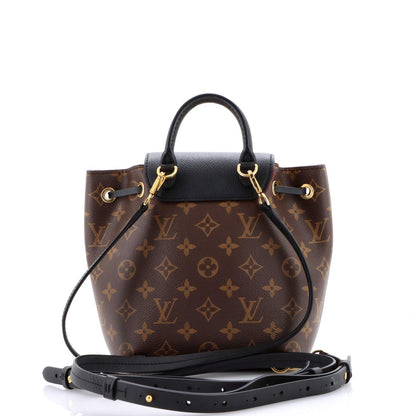 Louis Vuitton Montsouris Nm Backpack Monogram Canvas With Leather Bb