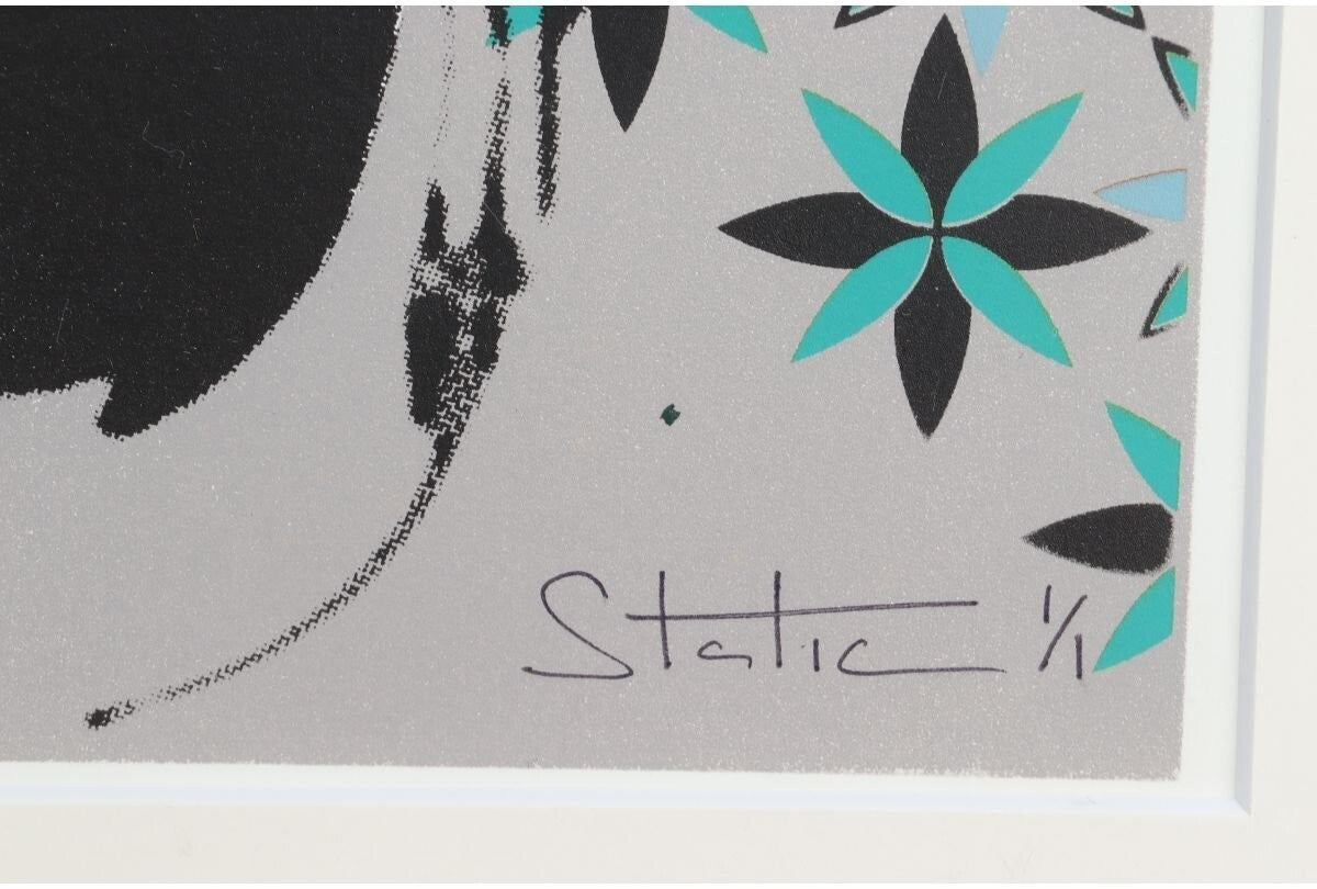 Static (British) Signed Original Silkscreen Screenprint "Thalia" Ed1/1
