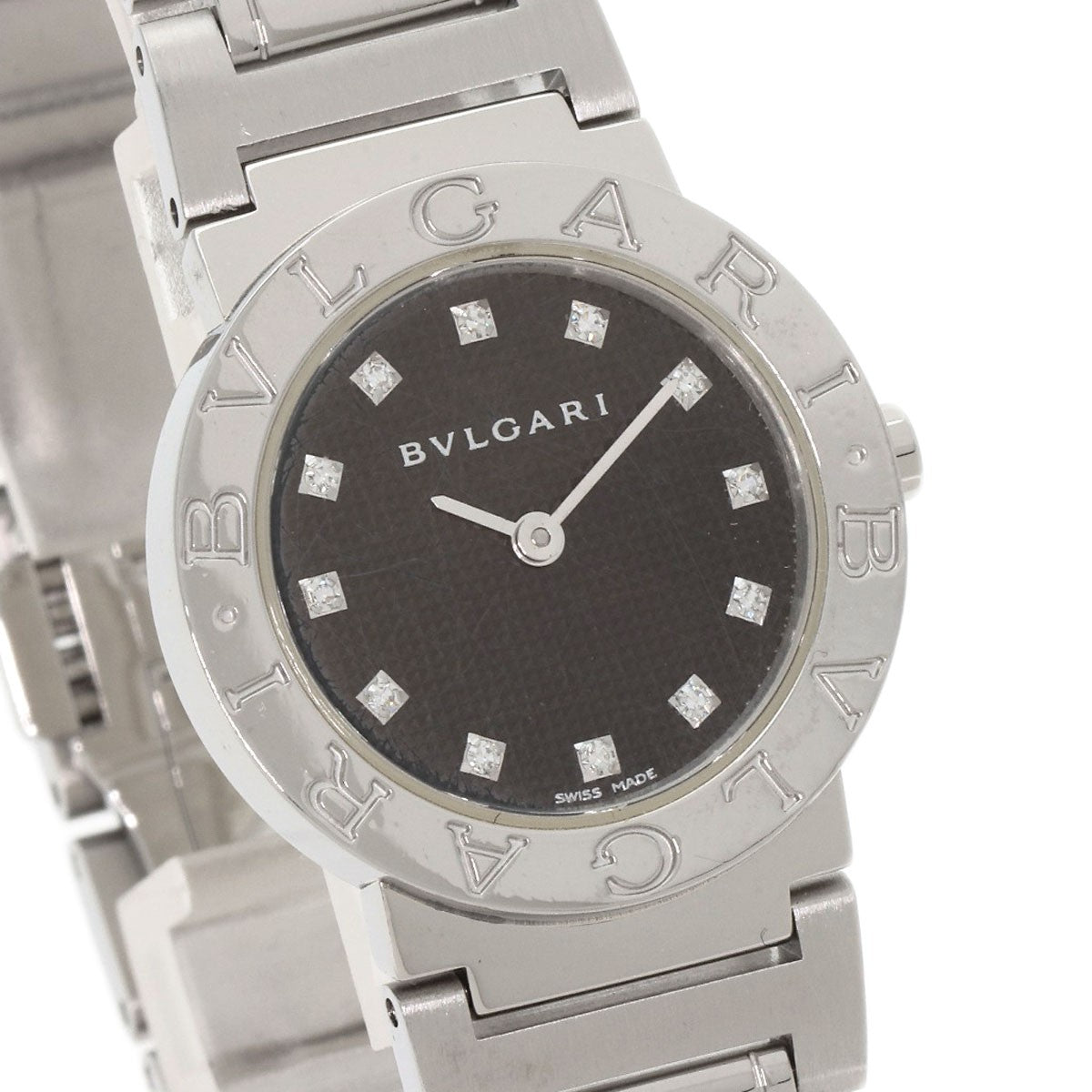 Bvlgari Bvlgari Bvlgari 12P Diamond Watches Bb26Ss Stainless