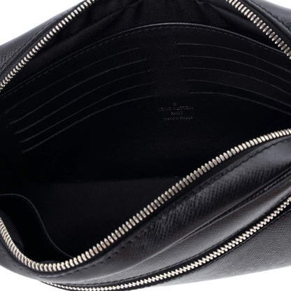 Louis Vuitton Kasai Clutch Taiga Leather