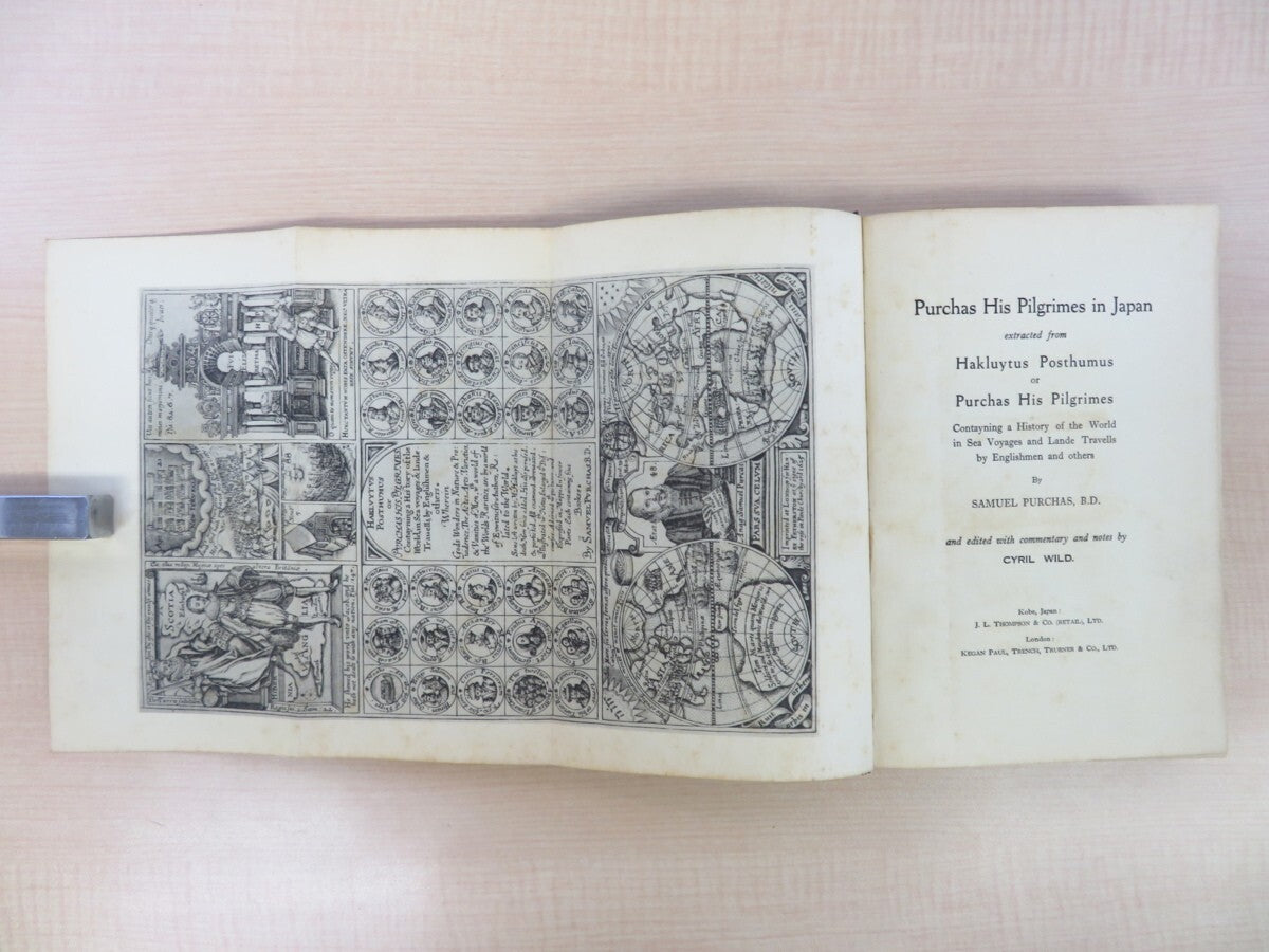 Samuel Purchas Purchas His Pilgrimes In Japan 1St Edition 1939 Cyril Wild 1St