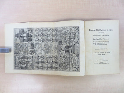 Samuel Purchas Purchas His Pilgrimes In Japan 1St Edition 1939 Cyril Wild 1St