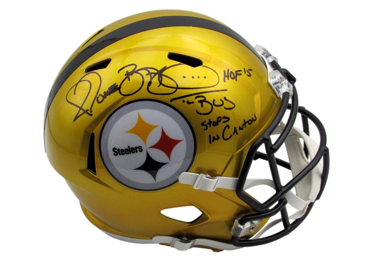 Jerome Bettis Signed/Inscribed Steelers Full Size