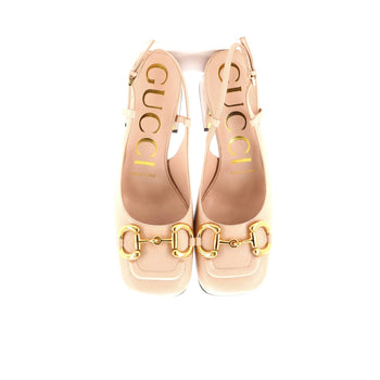 Leather Gucci Women's Horsebit Slingback Pumps
