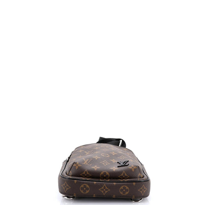 Louis Vuitton Avenue Sling Bag Macassar Monogram Canvas