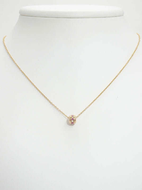 Piaget K18Pg Possession Necklace With Sapphire And Diamond
