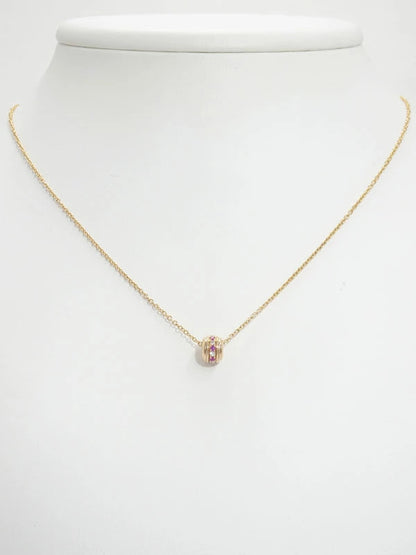 Piaget K18Pg Possession Necklace With Sapphire And Diamond