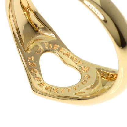 TIFFANY&Co. Ring Open heart K18 Yellow Gold