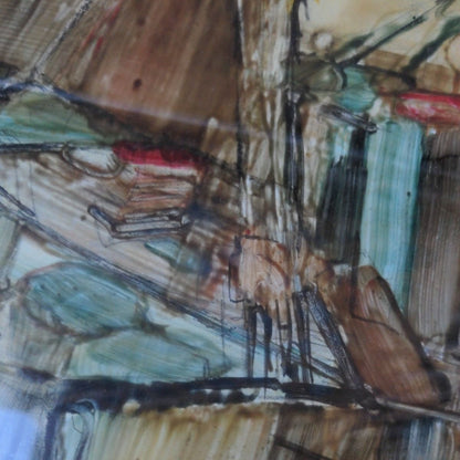 Claude Binetruy Original Oil Painting Chantier Naval  La Turballe 15P Signed