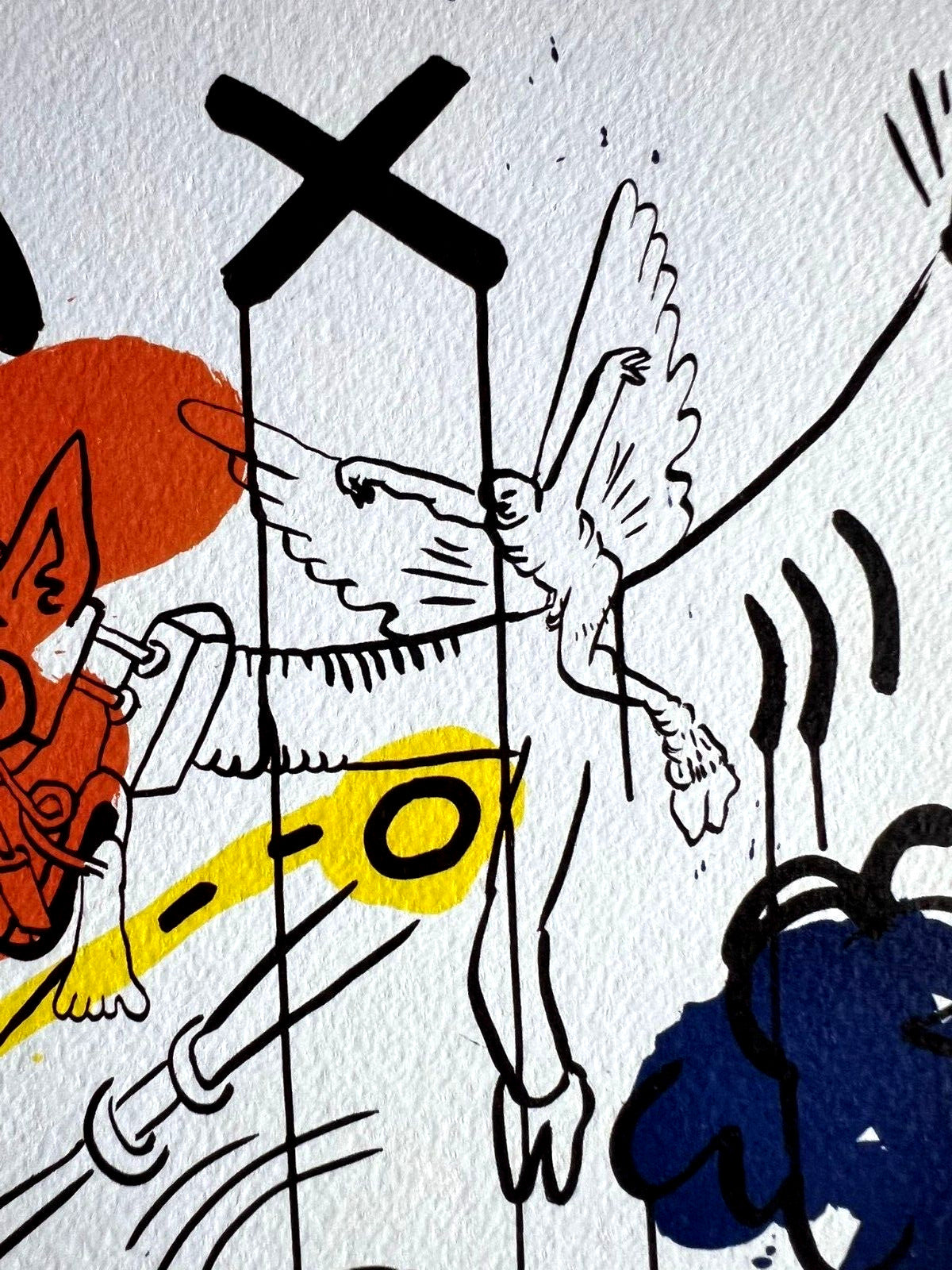 Keith Haring Lithograph Coa Signed In Pen Numbered In Pencil Collection