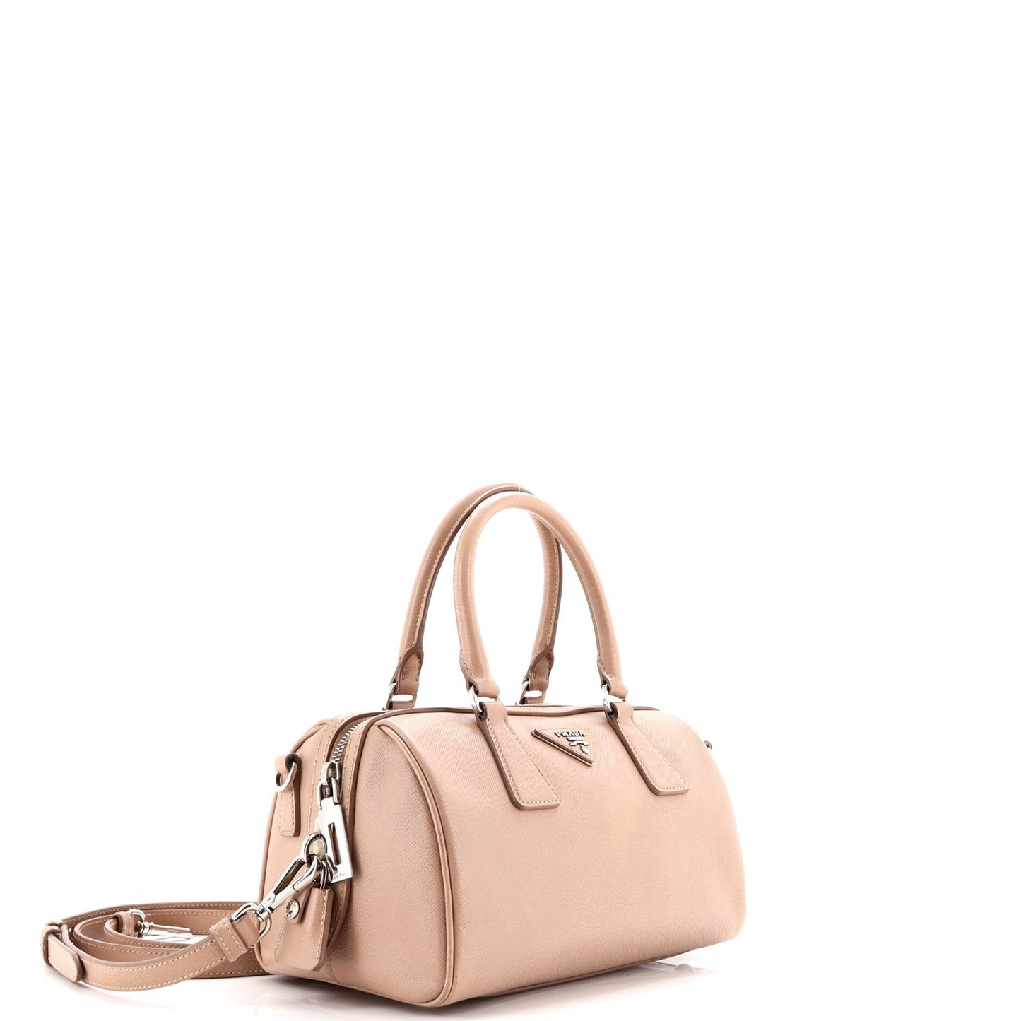 Prada Lux Convertible Boston Bag Saffiano Leather Small