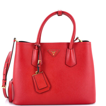 Prada Cuir Double Tote Saffiano Leather Medium