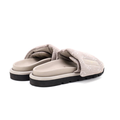 Louis Vuitton Women'S Pool Pillow Comfort Mule Sandals Monogram Denim
