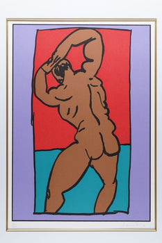 Ken Done Man Figure Signed Original Silkscreen Pop Art Limited Edition 190/200