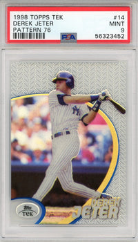 Derek Jeter 1998 Topps Tek Pattern 76 Card #14 (Psa)