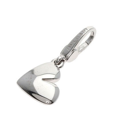 BVLGARI   Pendant top Heart charm K18 White Gold