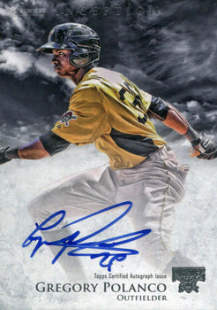 Gregory Polanco Autographed 2013 Bowman Inception Card