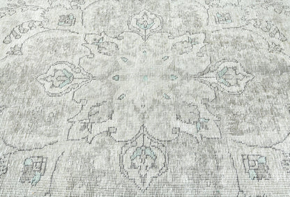 Antique Hand-Knotted Distressed Oriental Rug