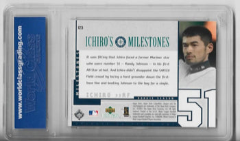 Ichiro Suzuki 2001 Upper Deck Tribute To 51 #I-23 Rookie (Wcg Grade 10 Gem-Mt) C