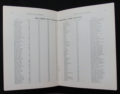 Vintage 1963 World Champion Green Bay Packers