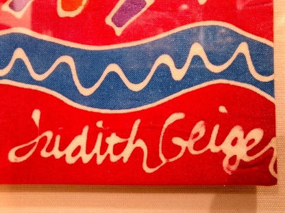 Judith Geiger Crab Silkscreen Signed Framed Art