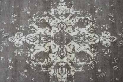 Modern Distressed Hand Knotted Carpet Home Area Rug 6x8 ft