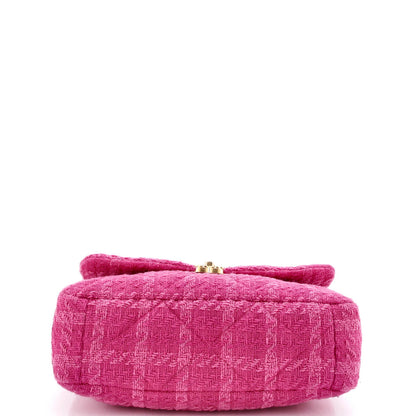 Chanel 19 Flap Bag Quilted Tweed Maxi