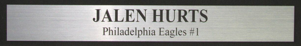 Jalen Hurts Autographed 16X20 Photo Philadelphia Eagles Framed Jsa