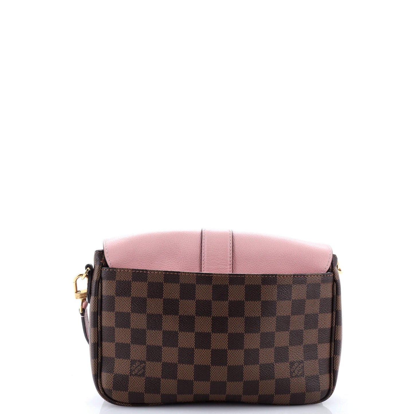 Louis Vuitton Clapton Handbag Damier And Leather Pm
