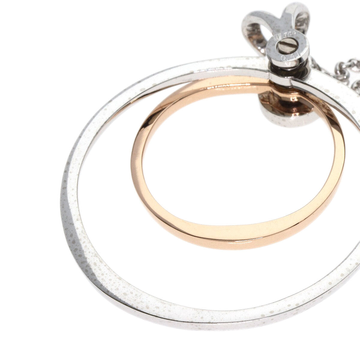 Waltham   Necklace Swing Diamond K18 White Gold