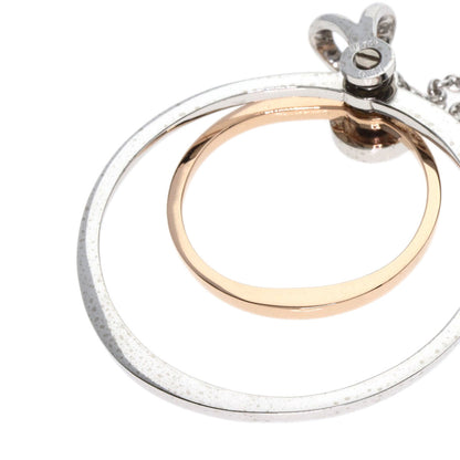 Waltham   Necklace Swing Diamond K18 White Gold