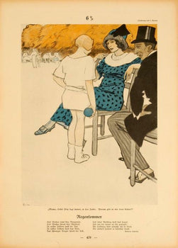 Simplicissimus 1913 By Kainer 6 % On Linen Original