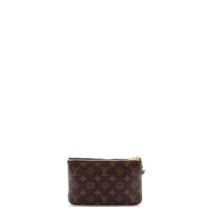 Louis Vuitton Double Zip Pochette Reverse Monogram Giant