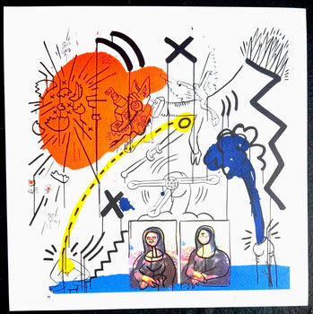 Keith Haring Lithograph Coa Signed In Pen Numbered In Pencil Collection