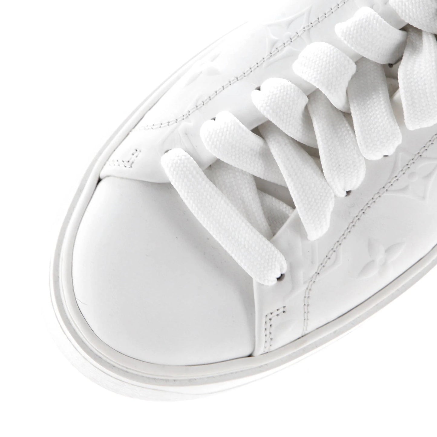 Louis Vuitton Women'S Time Out Sneakers Monogram Embossed Leather
