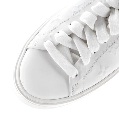 Louis Vuitton Women'S Time Out Sneakers Monogram Embossed Leather