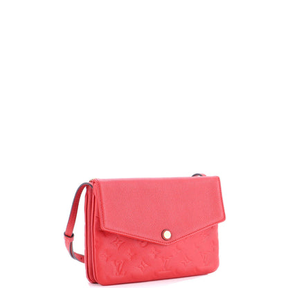 Louis Vuitton Twice Handbag Monogram Empreinte Leather