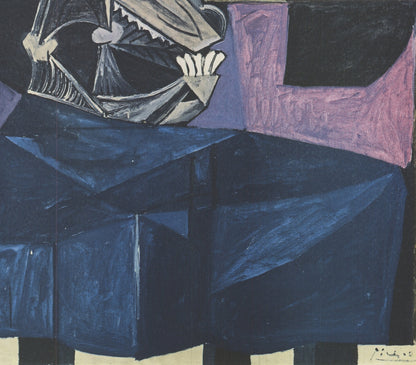 Pablo Picasso Still Life With Ox Skull " Offset Lithograph Cu