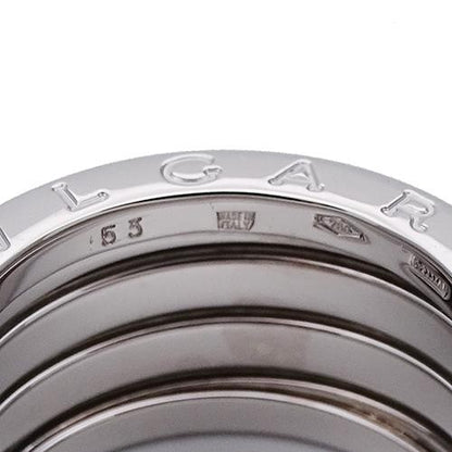 BVLGARI ring men's 750WG B-zero1 4 bands white