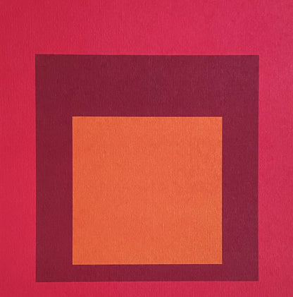Josef Albers Lithograph Guggenheim Museum