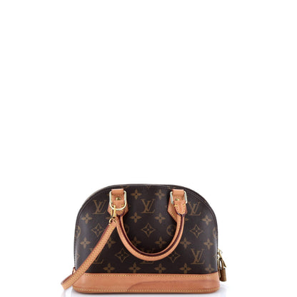 Louis Vuitton Alma Handbag Monogram Canvas Bb
