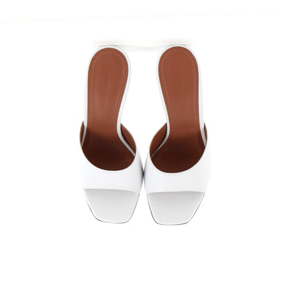 Amina Muaddi Women'S Lupita Wedge Sandals Leather