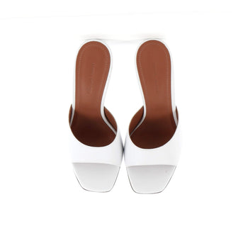 Amina Muaddi Women'S Lupita Wedge Sandals Leather