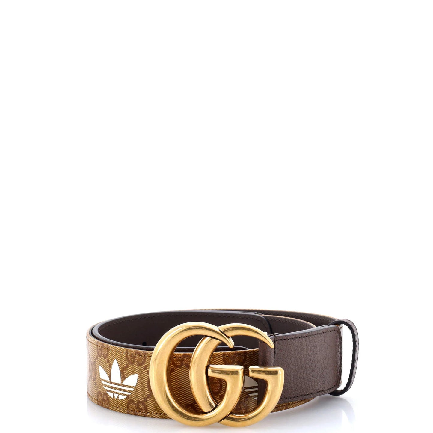 Gucci X Adidas Gg Marmont Belt Gg Coated Canvas And Leather